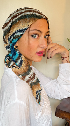 Rustic Style Clothing| Colorful Head Scarf For Women | Lightweight Comfortable Modern Fashion Headwear | Made in USA