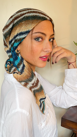 Colorful Head Scarf For Women | Lightweight Comfortable Modern Fashion Headwear | Made in USA