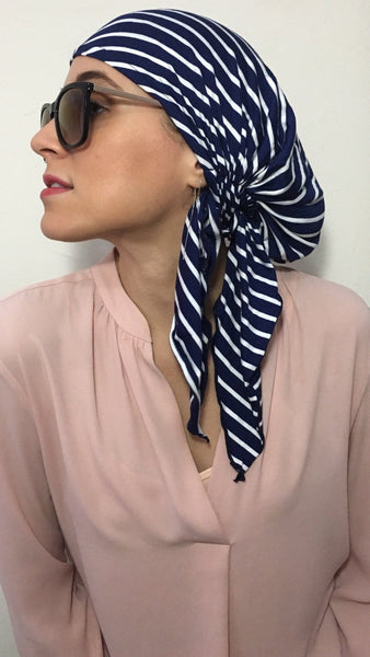 Tie Back Nurse Cap For Hospital Durag Modern Hijab Head Scarf Wrap - Uptown Girl Headwear