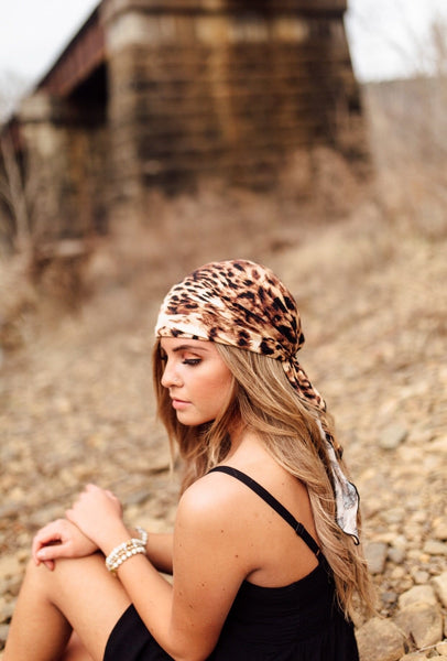 Valentines Day Girlfriend Gift. Send Love Hope & Possibility. Beautiful Head Scarf. Made in USA - Uptown Girl Headwear