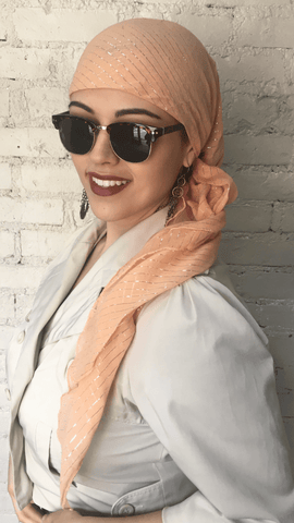 Popular Cotton Pre Tied Headscarf Slip On Style Hair Net Bandana Hijab Chemo Head Scarf For Jewish Christian Muslim African Women - Uptown Girl Headwear