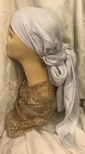 Tie Back Hat To Cover & Conceal Hair Tichel Head Scarf For Women With Short Or Long Hair - Uptown Girl Headwear