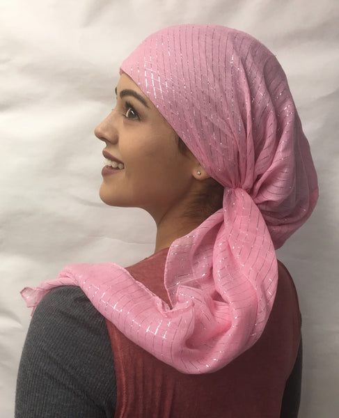 Popular Cotton Pre Tied Headscarf Slip On Style Hair Net Bandana Hijab Chemo Head Scarf For Jewish Christian Muslim African Women - Uptown Girl Headwear