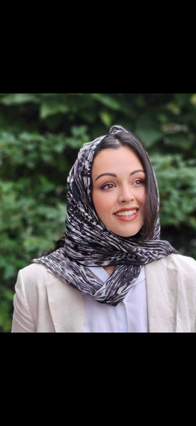 Neck Scarf | Beautiful Versatile Headscarf or Neck Scarf For Women | Rectangle Chiffon Wrap | Made in USA by Uptown Girl Headwear