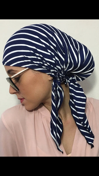 Tie Back Nurse Cap For Hospital Durag Modern Hijab Head Scarf Wrap - Uptown Girl Headwear