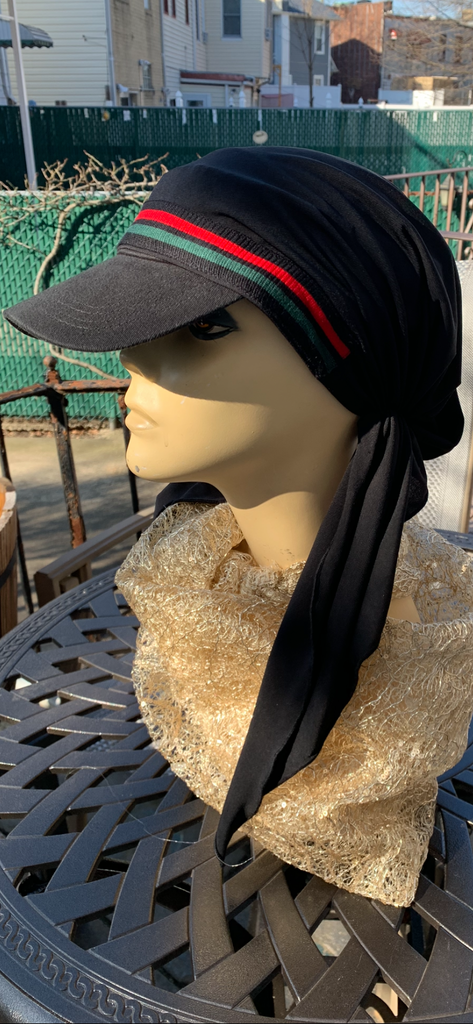 Gucci bandana visor top
