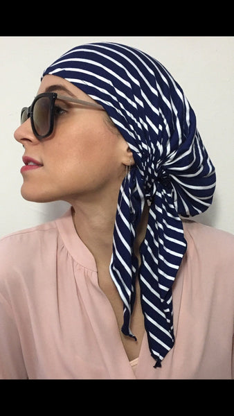 Tie Back Nurse Cap For Hospital Durag Modern Hijab Head Scarf Wrap - Uptown Girl Headwear