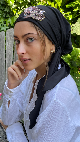 Vintage Fashion | Vintage Style Headscarf | Stunning Headwear | Pre Tied Head Scarf For Women | Made in USA