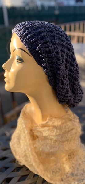 Hand Crocheted Net Snood