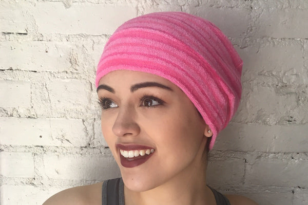 Head Warmer For Christmas Gift. Terry Chemo Night Sleep Cap For Men and Women For Cancer Patients - Uptown Girl Headwear