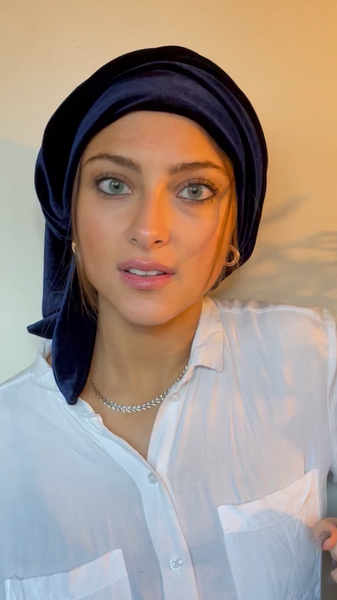 Bohemian Style Turban Hair Snood Hijab For Modern Women