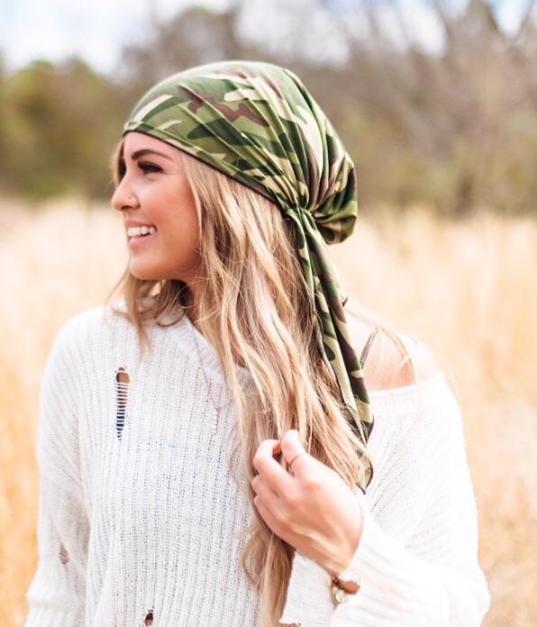 Hair shop covering scarf