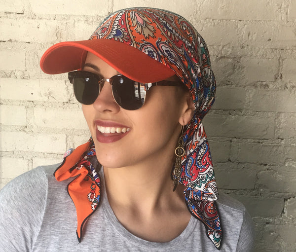 Sun Visor Hijab Head Scarf Hair Wrap For Women - Uptown Girl Headwear