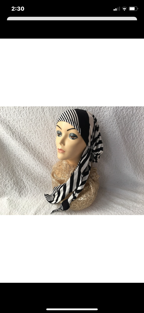 Music Piano Theme Pre Tied Head Scarf | Made in USA by Uptown Girl Headwear