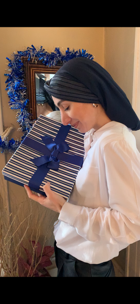 Boho Hipster Top Knot Turban Snood