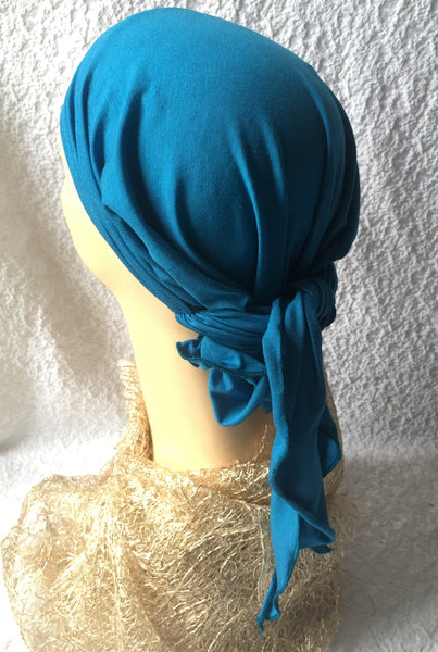 Pre Tied Head Boyfriend Girlfriend Personal Gift Hair Scarf  Made From Sustainable Hemp Fabric Made in USA - Uptown Girl Headwear