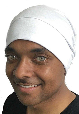 Scrub Cap Doctor’s Hat Mens Size Cotton White Comfy Cap Head Warmer Sleeping Cap - Uptown Girl Headwear